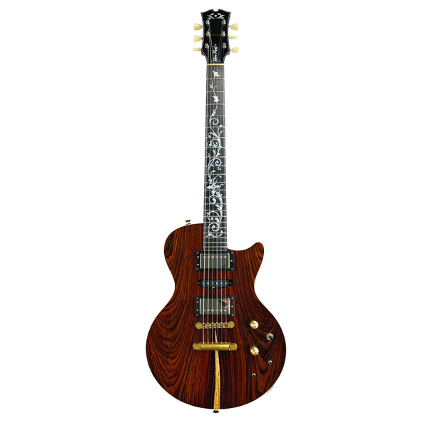 Circle Strings More Paul Hollow Body Cocobolo Top 2026 - Natural - 2
