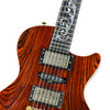 Circle Strings More Paul Hollow Body Cocobolo Top 2026 - Natural - 3