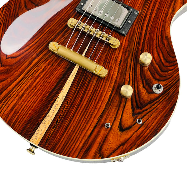 Circle Strings More Paul Hollow Body Cocobolo Top 2026 - Natural - 5