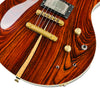Circle Strings More Paul Hollow Body Cocobolo Top 2026 - Natural - 5