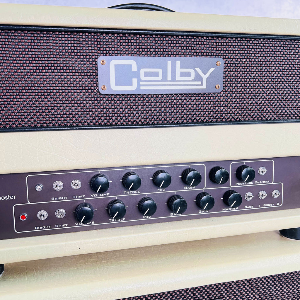 Colby DTB50 Dual Tone Booster Guitar Head & 1x12" Cabinet 2010s - Blonde - 4
