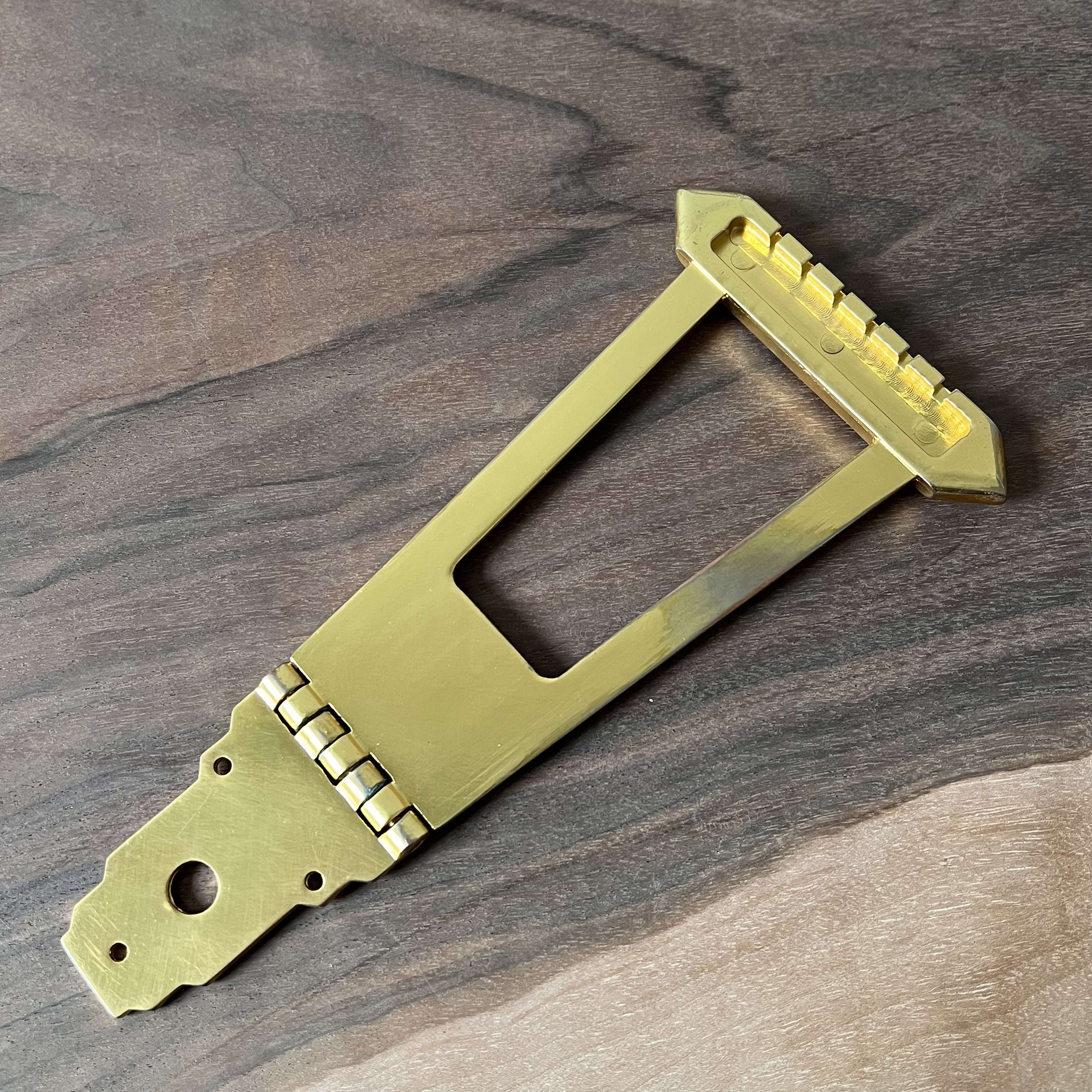 Gibson ES-5 Guitar Trapeze Tailpiece 2020 - Aged Gold | Tone Wolf