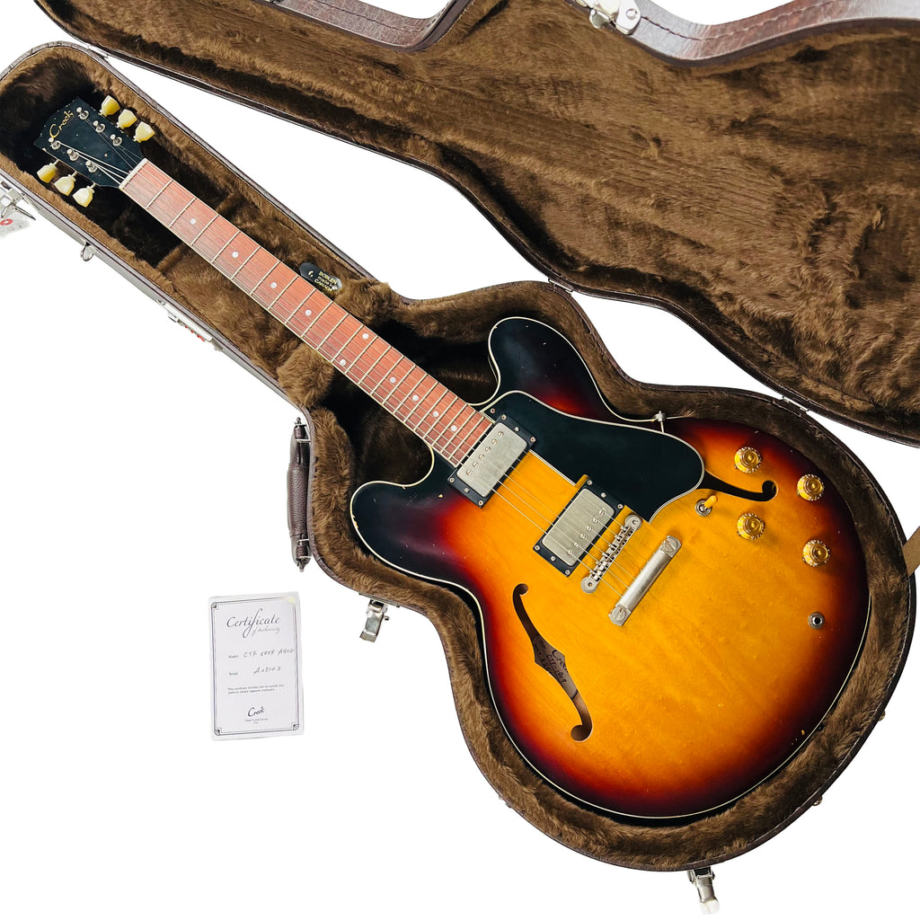 Creek CTF1959 AGED Thinline Semi-Hollow Electric Guitar 2026 - Vintage Burst - 18