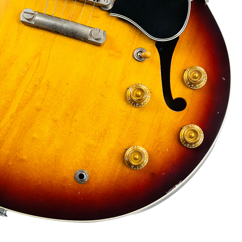 Creek CTF1959 AGED Thinline Semi-Hollow Electric Guitar 2026 - Vintage Burst - 5