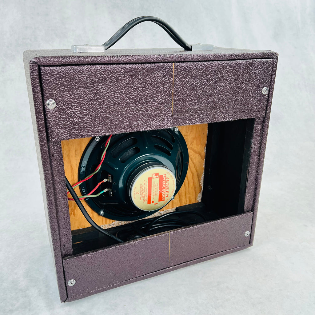 Custom Kraft 600A 1x10" Combo Amplifier 1960s - Burgundy - 5