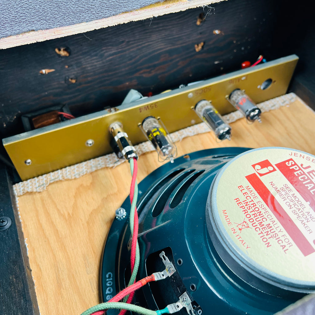 Custom Kraft 600A 1x10" Combo Amplifier 1960s - Burgundy - 8