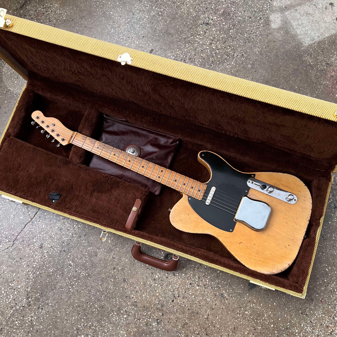 Nacho 50s Blackguard Telecaster Style Guitar Aged 2022 - Blonde