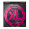 D'Addario ECB81S Chromes Flat Wound Short Scale 45-100 Bass Guitar Strings - 1