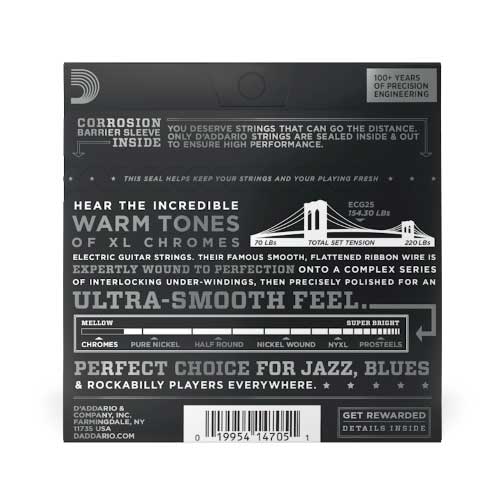 D'Addario ECG25 12-52 Light XL Chromes Electric Guitar Strings - 2