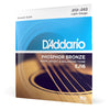 D'Addario EJ16 Phosphor Bronze Light Gauge 12-53 Acoustic Guitar Strings - 4