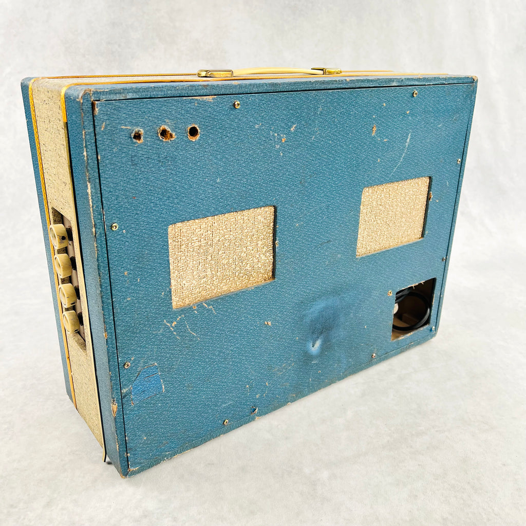 Dallas Rangemaster Popular 526 240v Combo Amplifier 1960s - Turquoise & Cream - 11