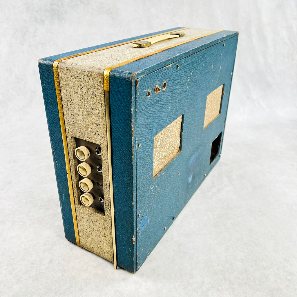 Dallas Rangemaster Popular 526 240v Combo Amplifier 1960s - Turquoise & Cream - 8