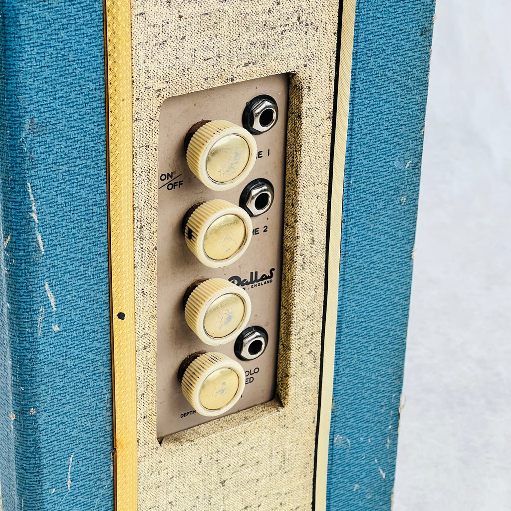 Dallas Rangemaster Popular 526 240v Combo Amplifier 1960s - Turquoise & Cream - 9