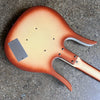 Danelectro Left Handed Longhorn Bass - Copperburst - 11