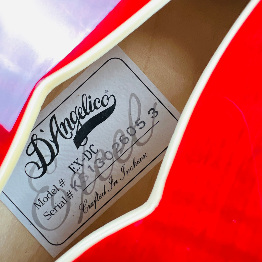 D'Angelico EX-DC 2013 - Transparent Red - 8