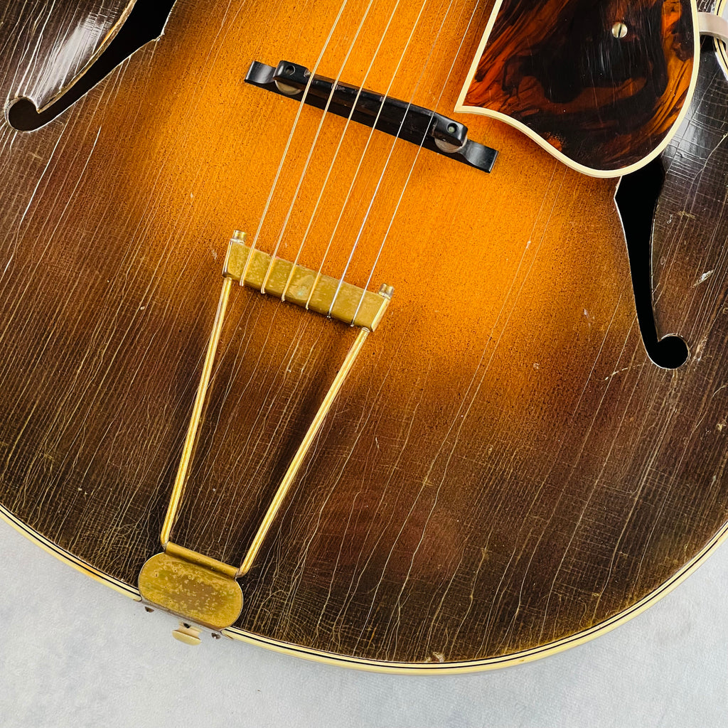 1935 D'Angelico Snakehead Acoustic Archtop Vintage Guitar Sunburst - 5