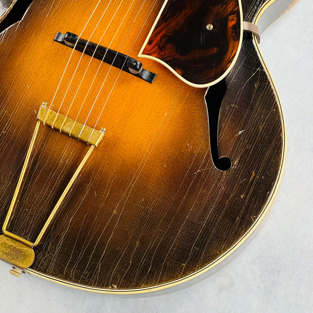 1935 D'Angelico Snakehead Acoustic Archtop Vintage Guitar Sunburst - 6