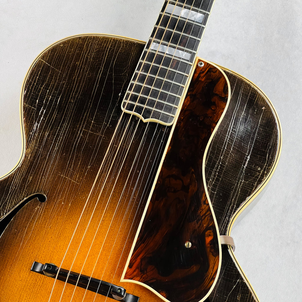 1935 D'Angelico Snakehead Acoustic Archtop Vintage Guitar Sunburst - 8