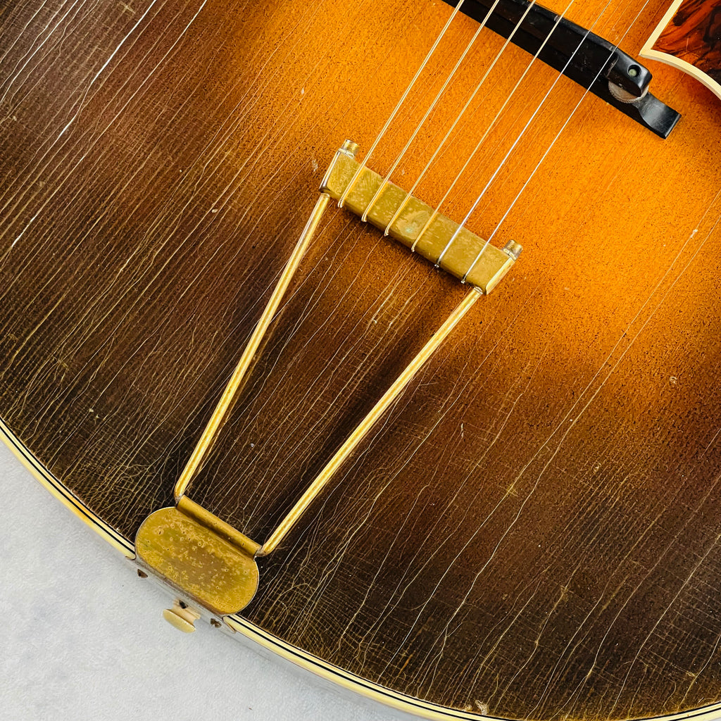1935 D'Angelico Snakehead Acoustic Archtop Vintage Guitar Sunburst - 9