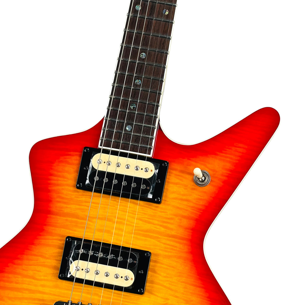 Dean Cadillac 1980 Flame Maple - Trans Cherry Sunburst - 3