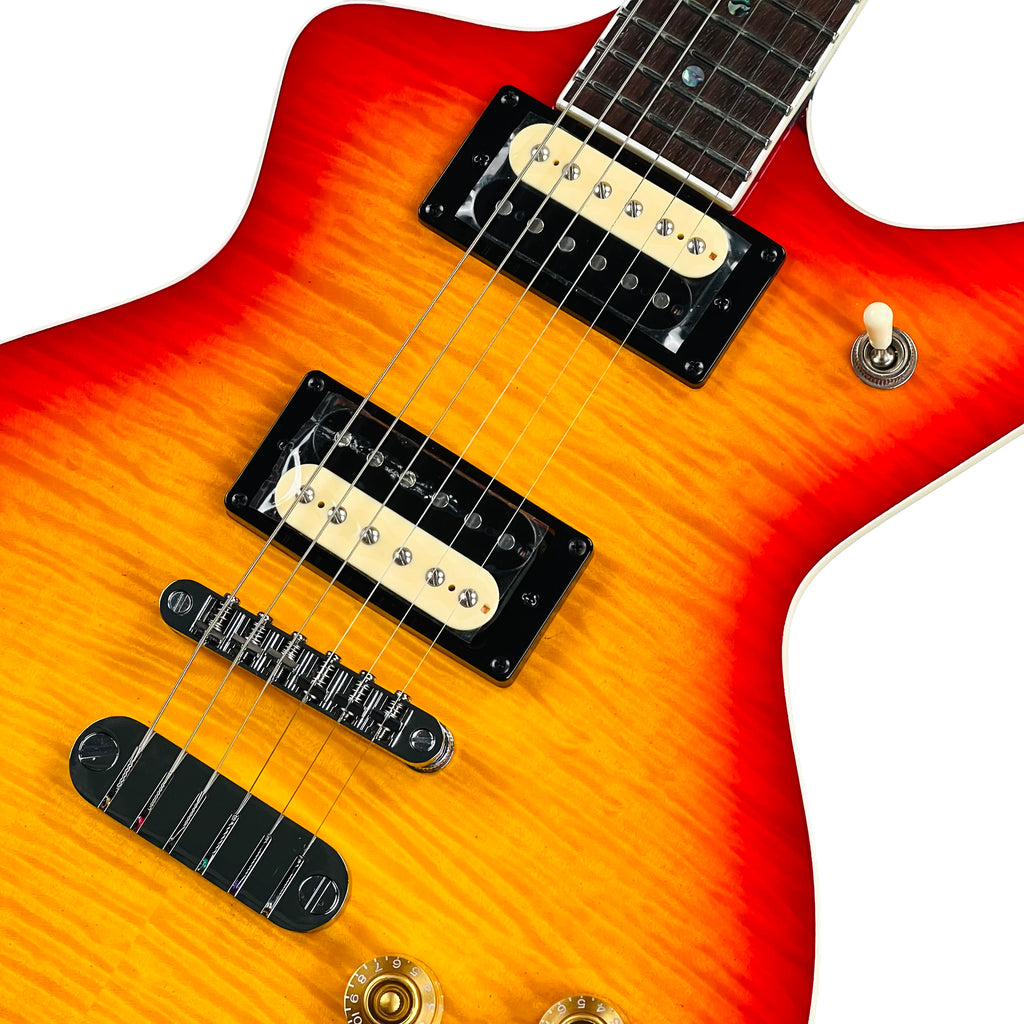 Dean Cadillac 1980 Flame Maple - Trans Cherry Sunburst - 6