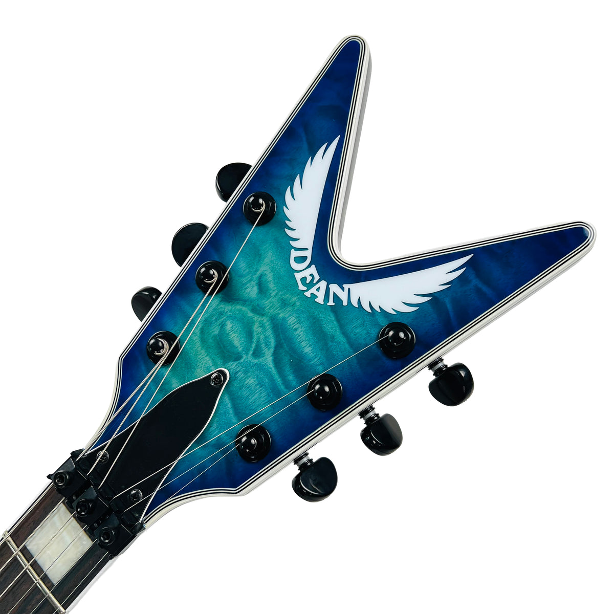 Burst Open 2025 Dean Cadillac Select Quilt Top Floyd Specs - Ocean Burst | Tone Wolf