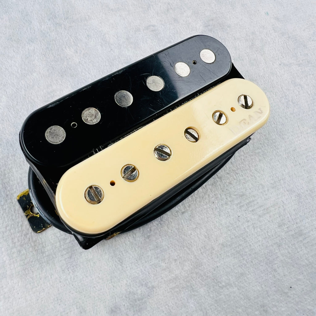 Dean Logo Humbucker Pickup 53mm Bridge - Zebra - 5