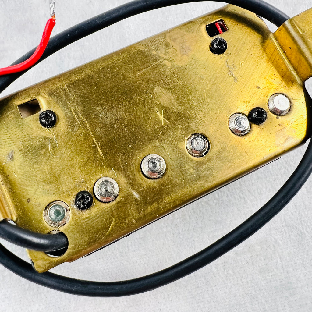 Dean Logo Humbucker Pickup 53mm Bridge - Zebra - 4
