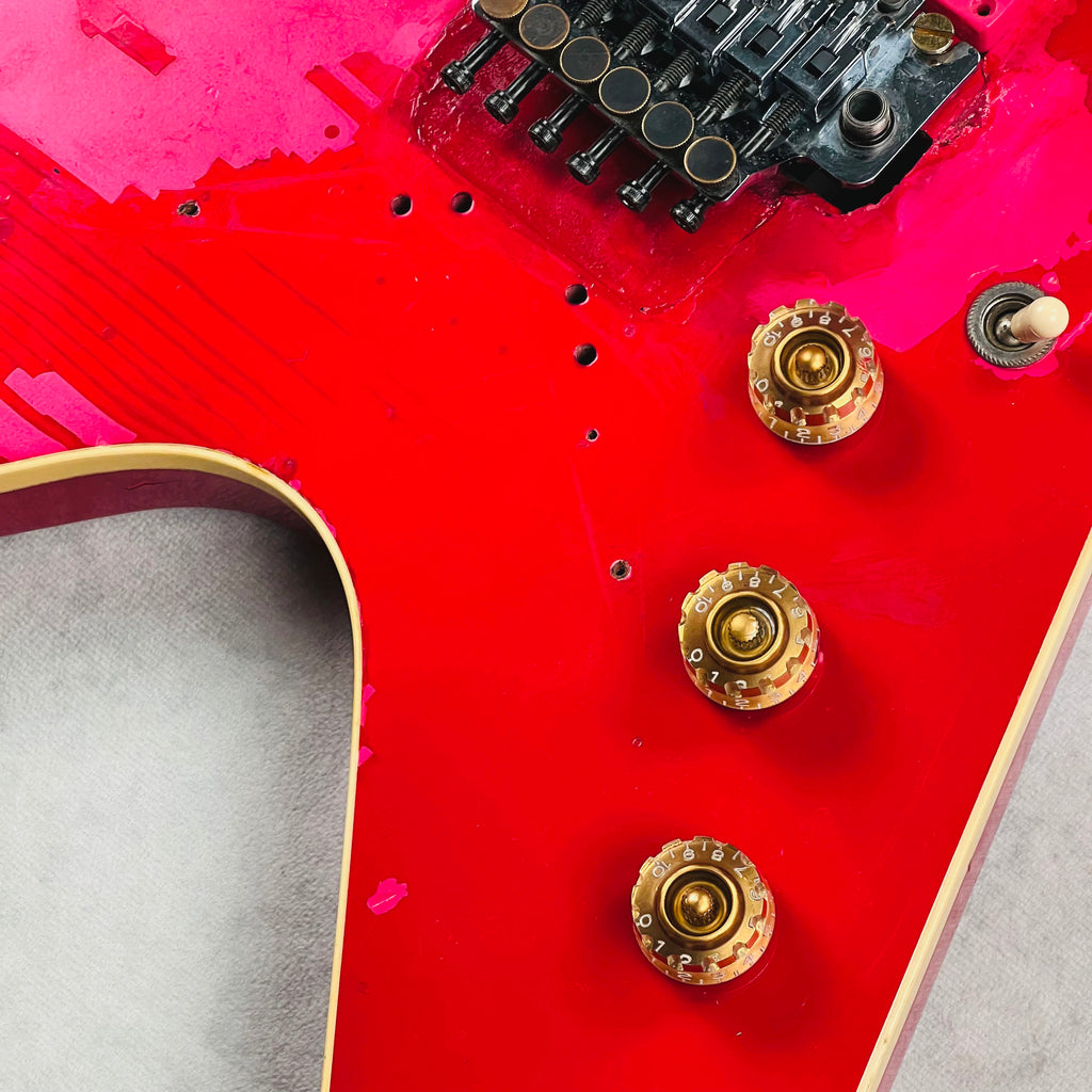 Dean ML Floyd Rose 1983 - Candy Apple Red - 6