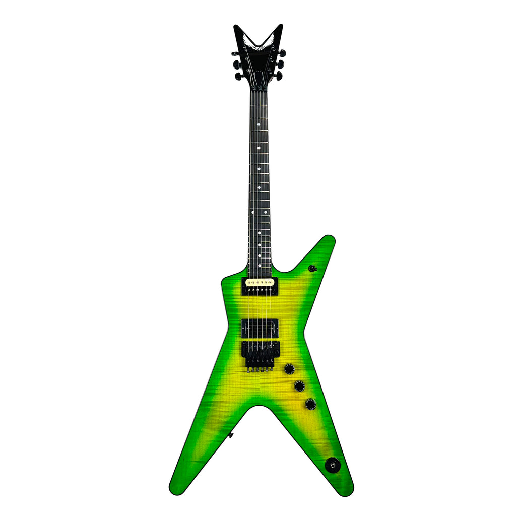 Dean USA Custom Shop ML Flame Top Floyd Rose 2026 - Slime Green - 2