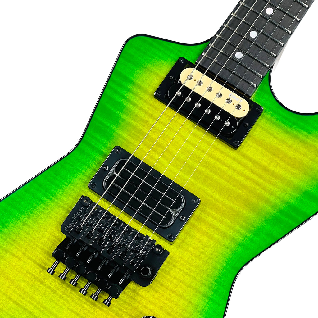 Dean USA Custom Shop ML Flame Top Floyd Rose 2026 - Slime Green - 6