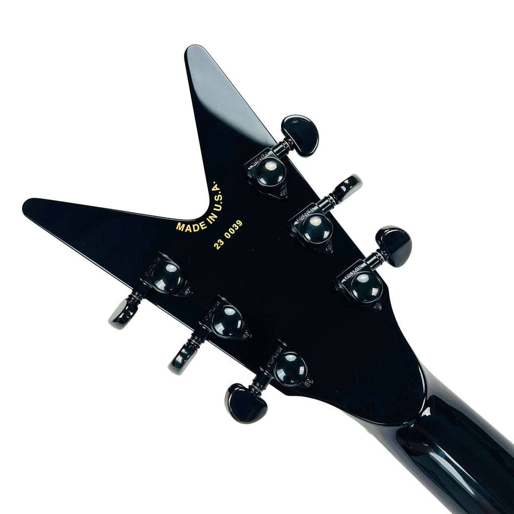 Dean USA Custom Shop ML Flame Top Fishman Fluence - Transparent Black - 14