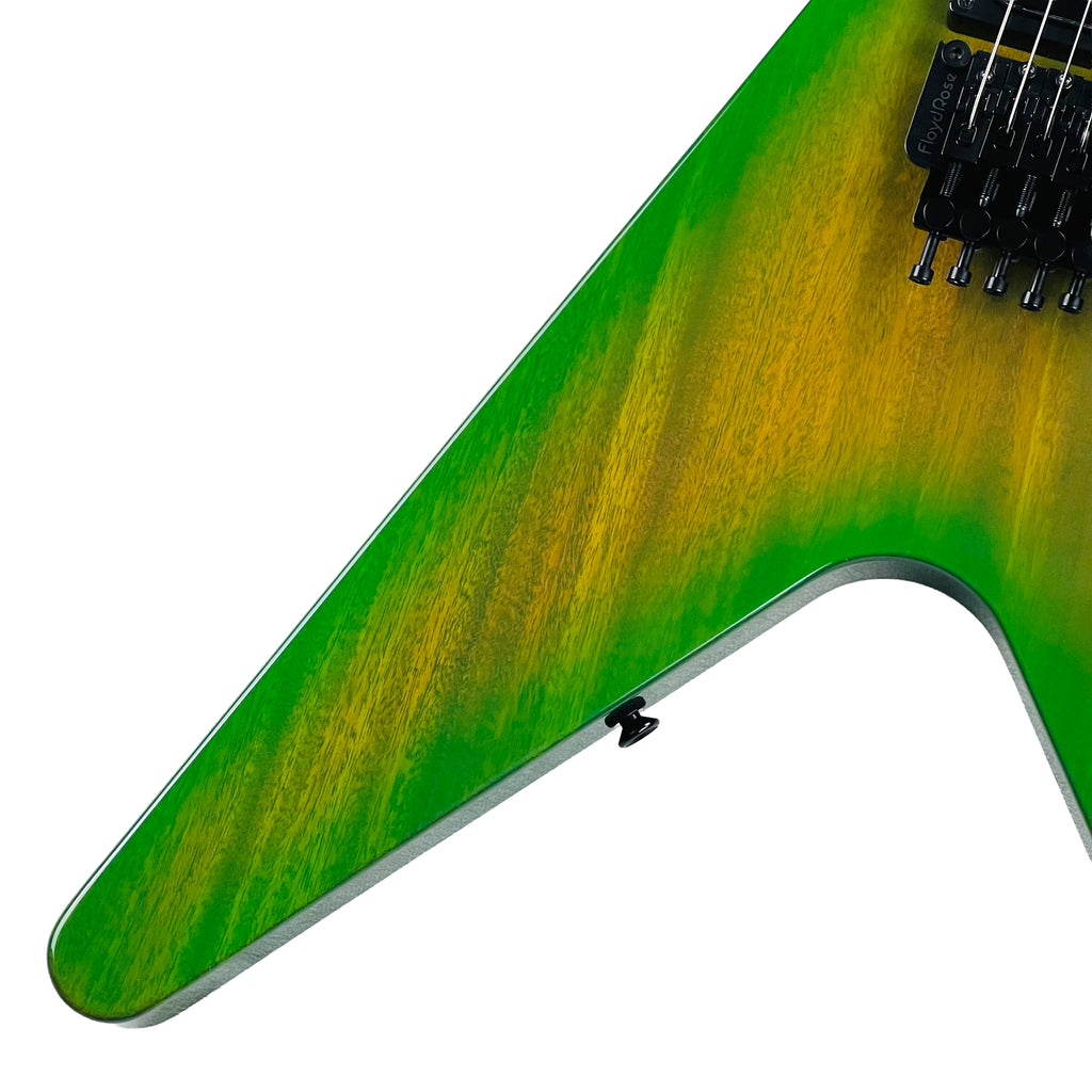 Dean USA Custom Shop ML Floyd Rose Mahogany - Slime - 4