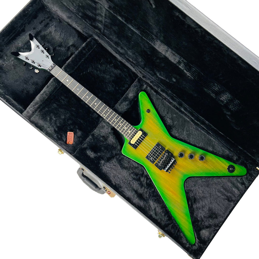 Dean USA Custom Shop ML Floyd Rose Mahogany - Slime - 17