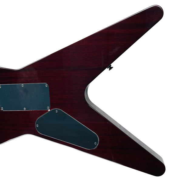 Dean USA Custom Shop ML Floyd Rose Mahogany - Trans Brazilia - 12