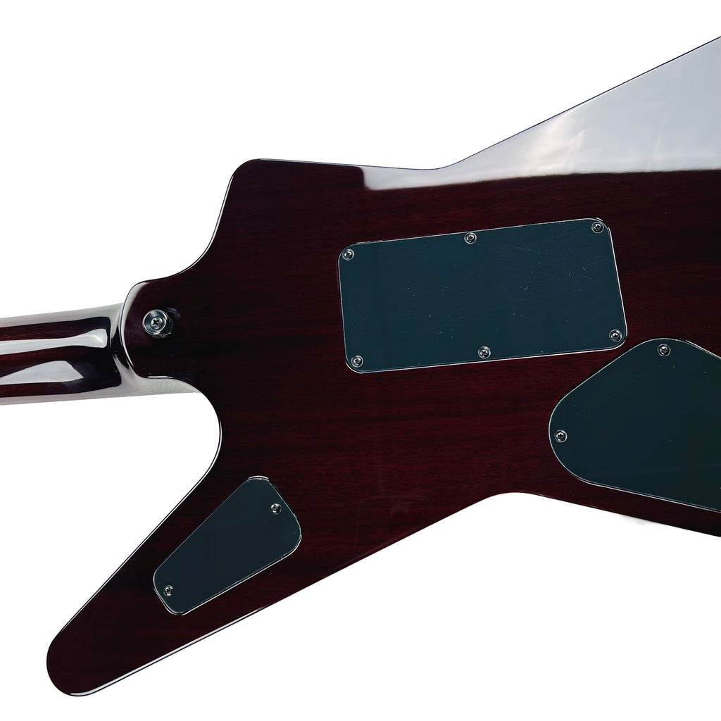 Dean USA Custom Shop ML Floyd Rose Mahogany - Trans Brazilia - 13