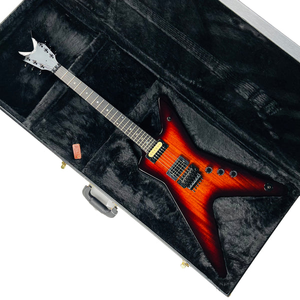 Dean USA Custom Shop ML Floyd Rose Mahogany - Trans Brazilia - 17