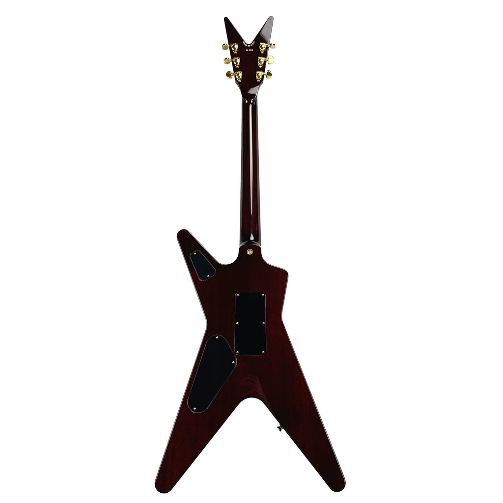 Dean USA Custom Shop ML Mahogany Floyd Rose Gold Hardware - Trans Brazilia - 10