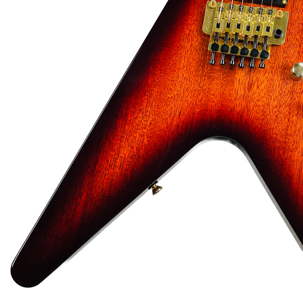 Dean USA Custom Shop ML Mahogany Floyd Rose Gold Hardware - Trans Brazilia - 4