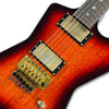 Dean USA Custom Shop ML Mahogany Floyd Rose Gold Hardware - Trans Brazilia - 6