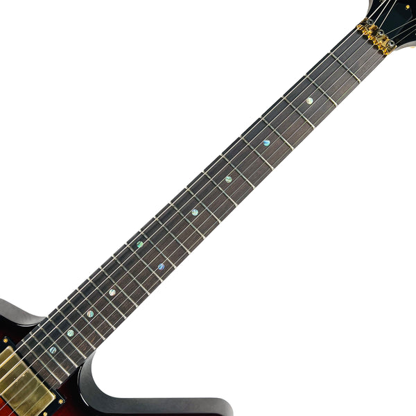 Dean USA Custom Shop ML Mahogany Floyd Rose Gold Hardware - Trans Brazilia - 7