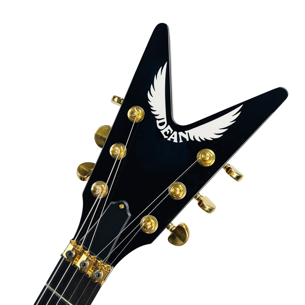 Dean USA Custom Shop ML Mahogany Floyd Rose Gold Hardware - Trans Brazilia - 8