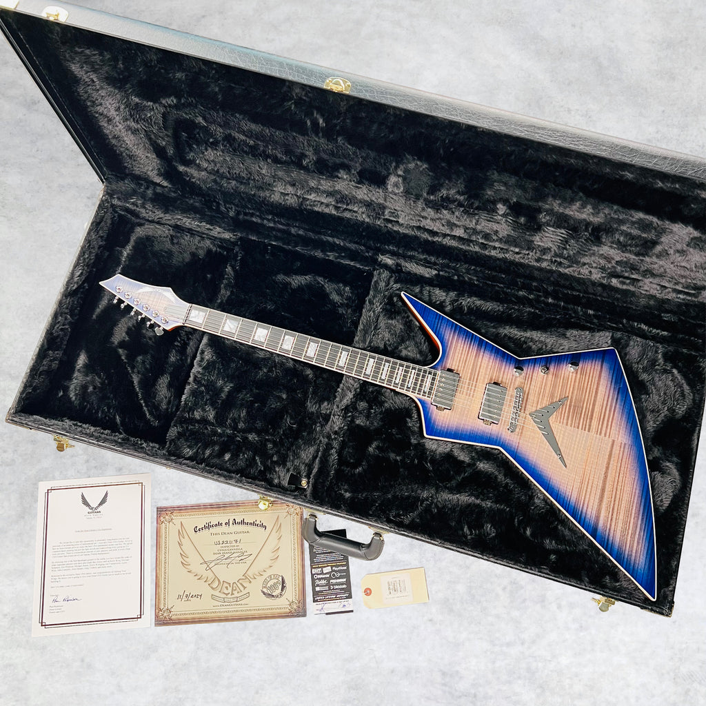 Dean USA Custom Shop Zero Flame Top 2024 - Arctic Burst - 19