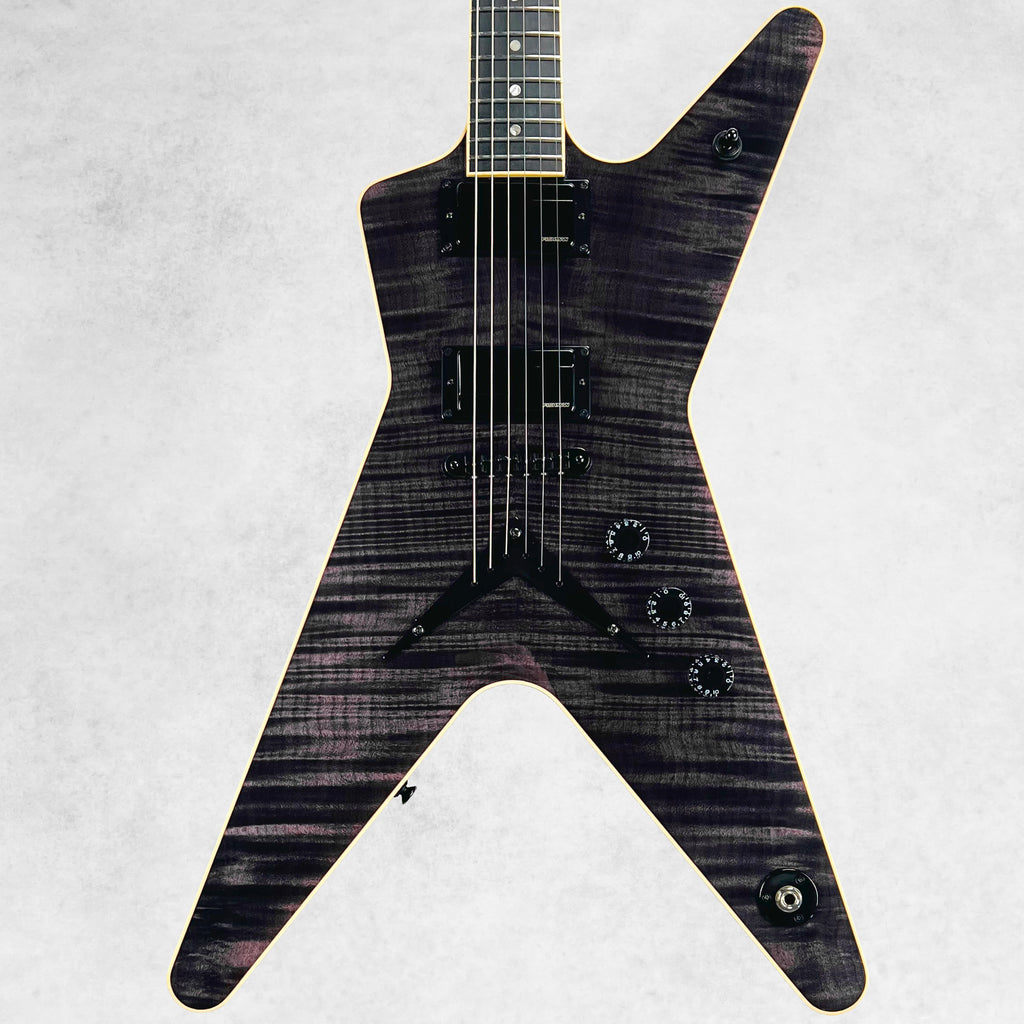 Dean USA Custom Shop ML Flame Top Fishman Fluence Pickups 2025 - Transparent Black - 1