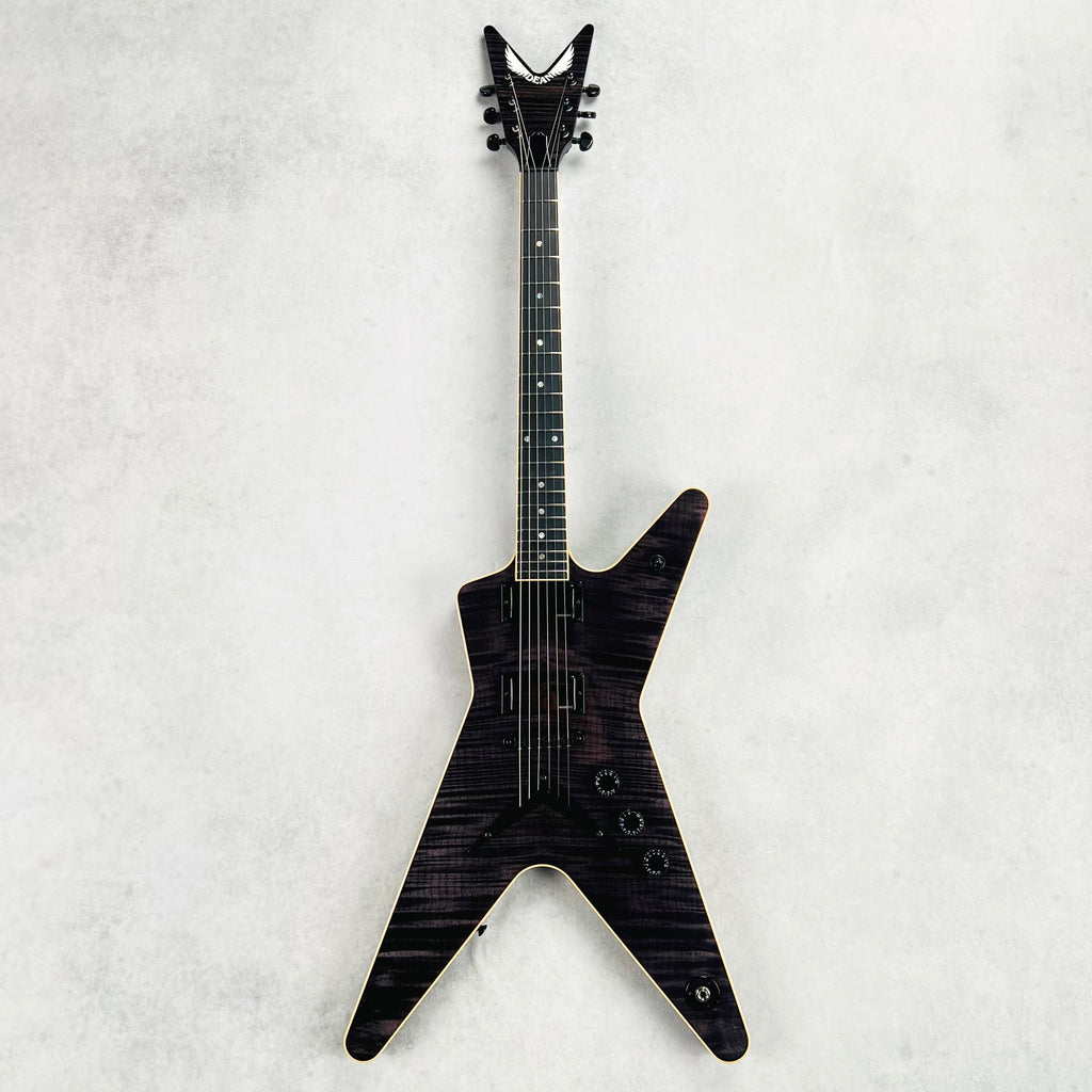 Dean USA Custom Shop ML Flame Top Fishman Fluence Pickups 2025 - Transparent Black - 2
