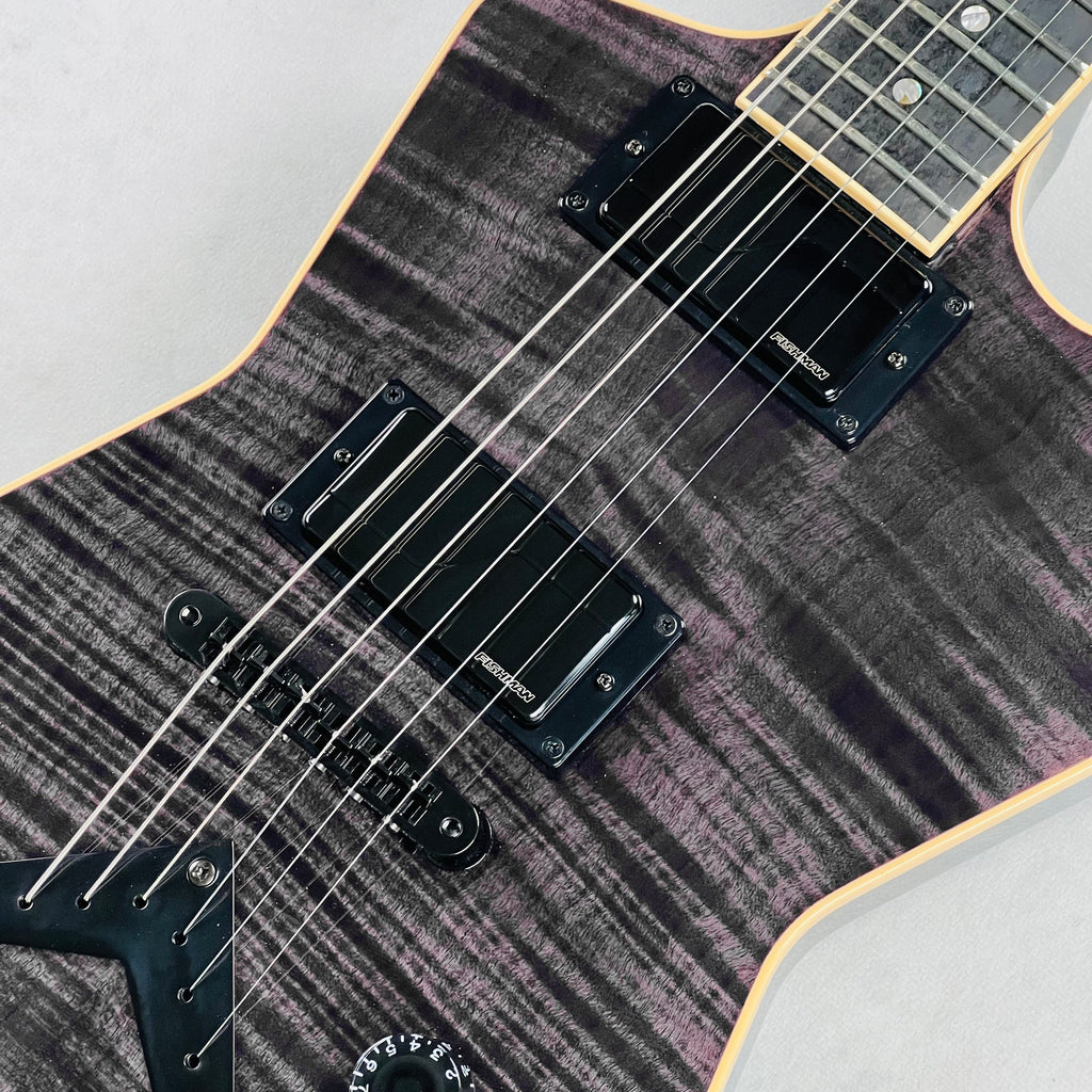 Dean USA Custom Shop ML Flame Top Fishman Fluence Pickups 2025 - Transparent Black - 7