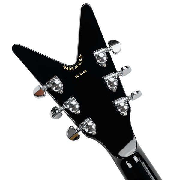Dean USA ML Floyd Rose Block Inlay Custom - Classic Black - 14