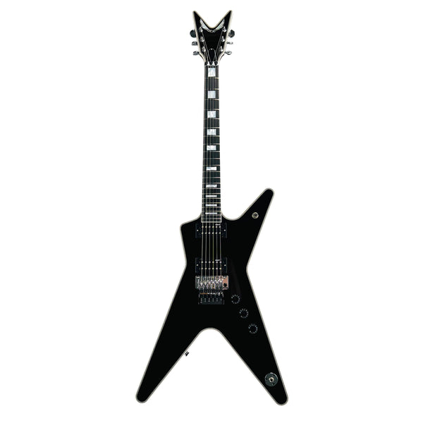 Dean USA ML Floyd Rose Block Inlay Custom - Classic Black - 2