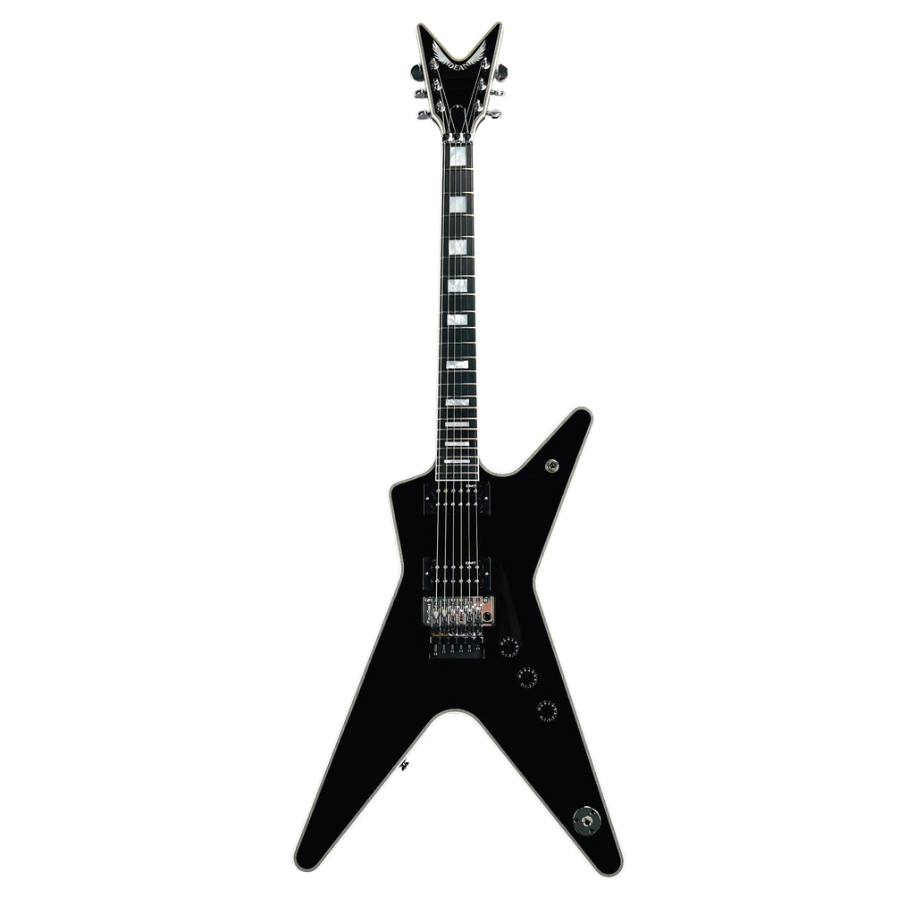Dean USA ML Floyd Rose Block Inlay Custom - Classic Black - 2