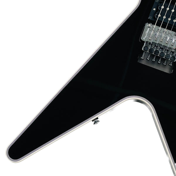 Dean USA ML Floyd Rose Block Inlay Custom - Classic Black - 4